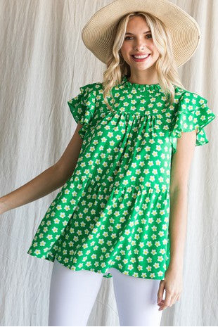 Green hot sale daisy shirt