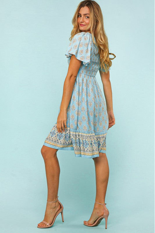 Bohemian Blues Dress