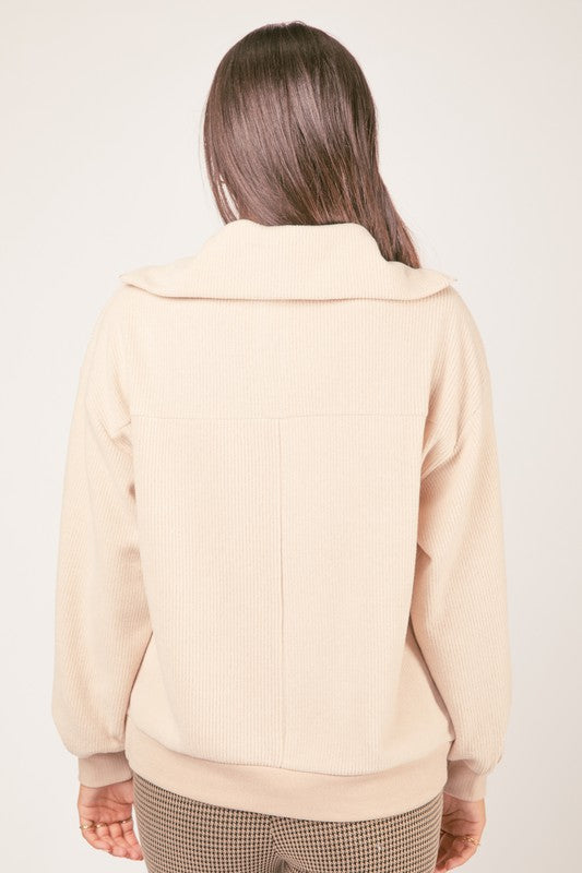 Mia Henley Half-Zip Pullover