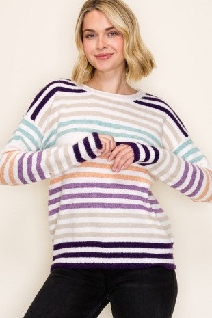 The Jade Striped Sweater