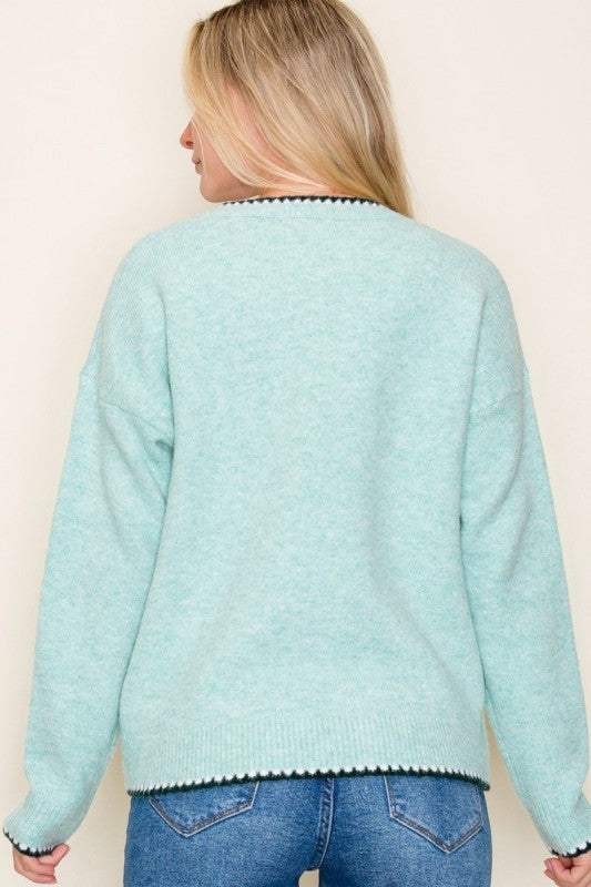 Dylan Mint Sweater
