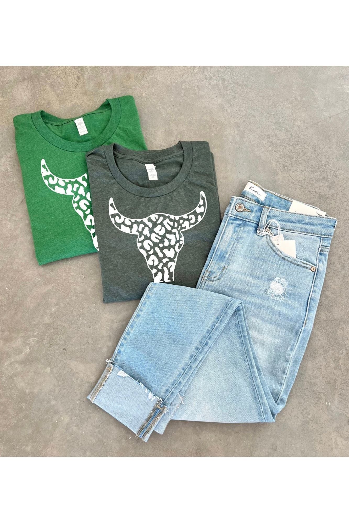 Rustlers Leopard Tee