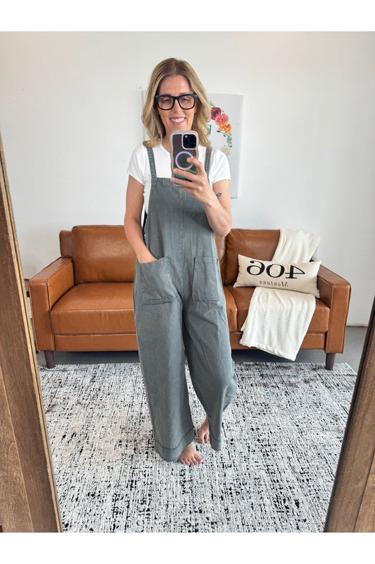 Jana Twill Overall Jumpsuit