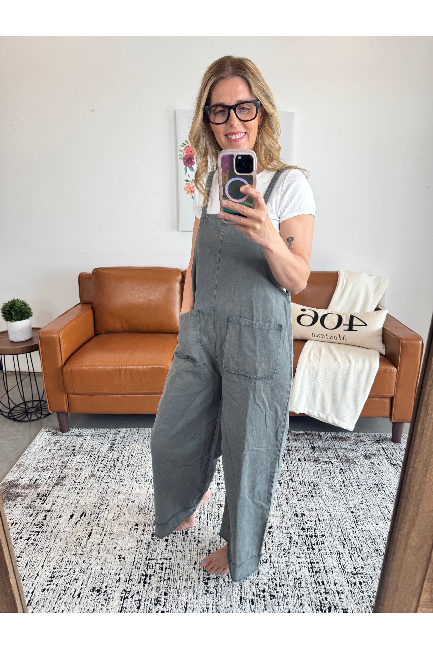 Jana Twill Overall Jumpsuit
