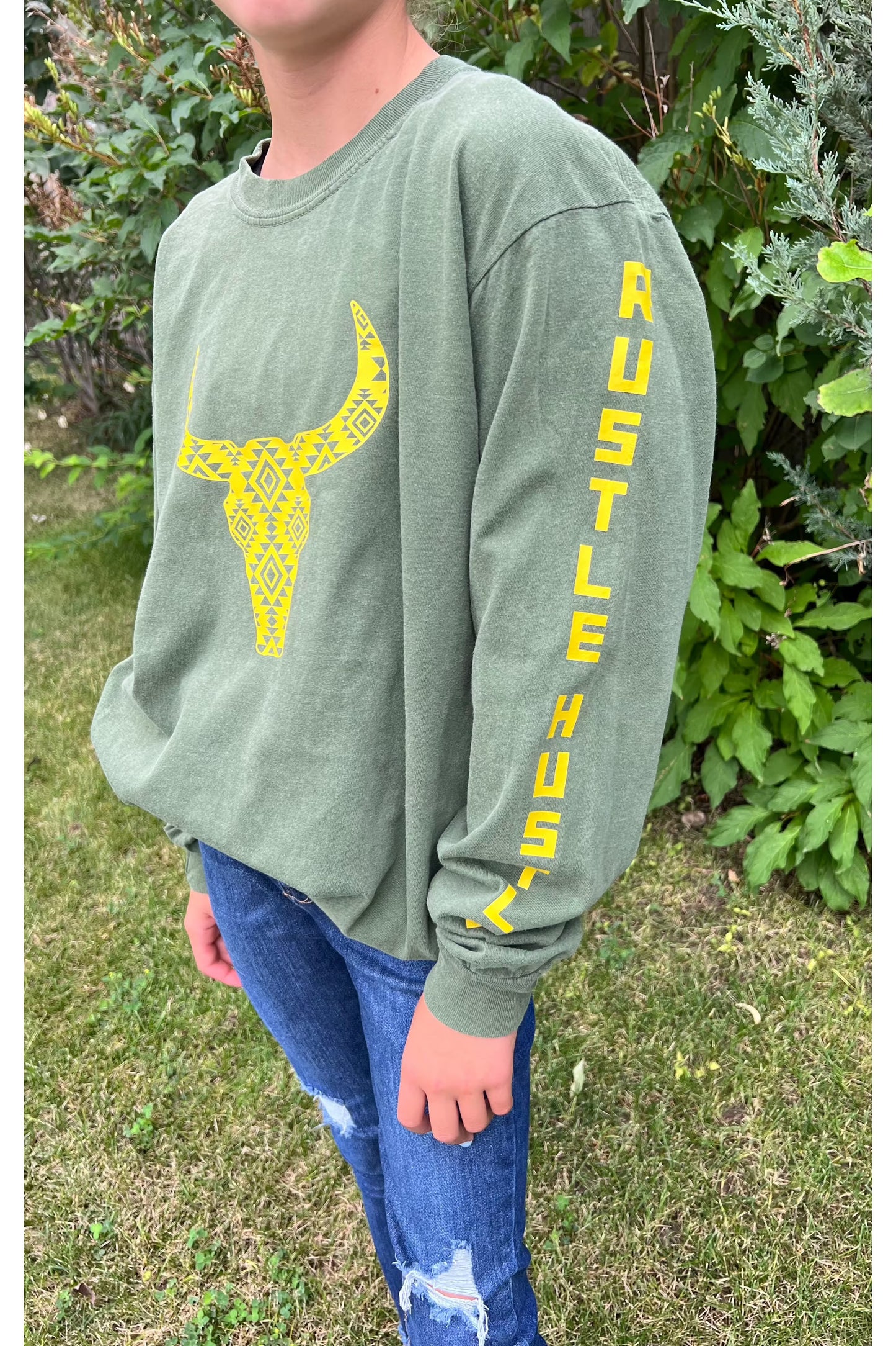 Rustle Hustle Long Sleeve Tee