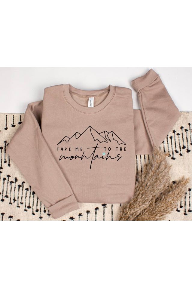 Take Me To The Mountains 2.0 Crewneck