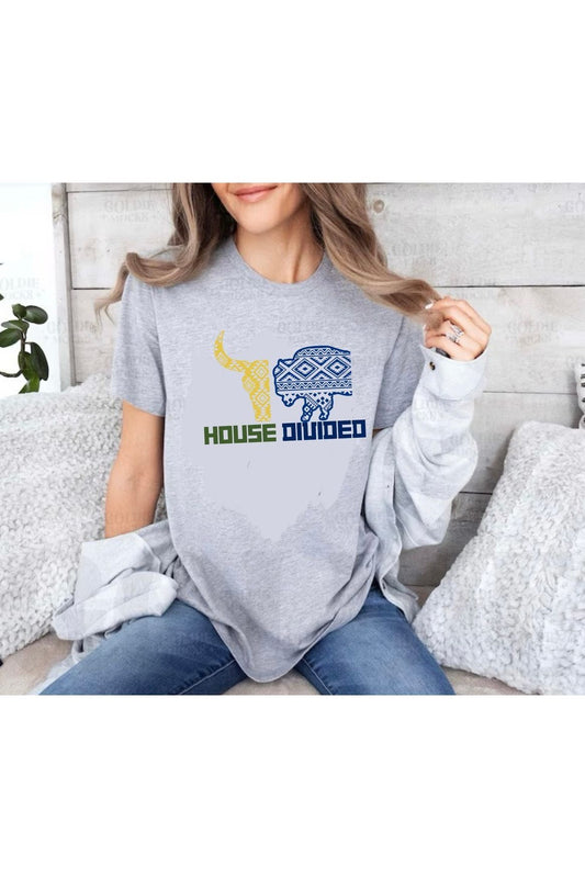 House Divided Tee/Crewneck