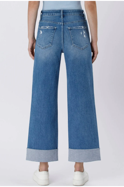 Vervet Sweeping Wide Leg Jeans