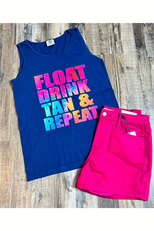 Float Drink Tan & Repeat Tank