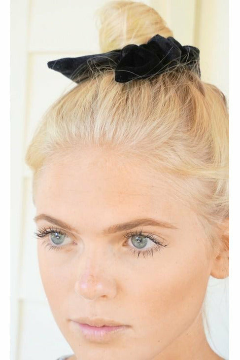 Knotted Velvet Scrunchie