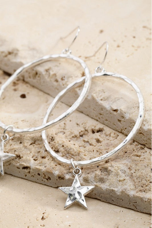 Star Charm Earrings