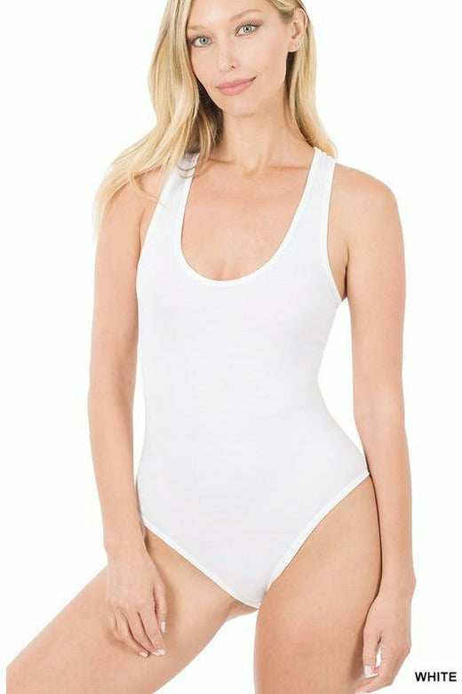 Seamless Racer Back Tank Bodysuit