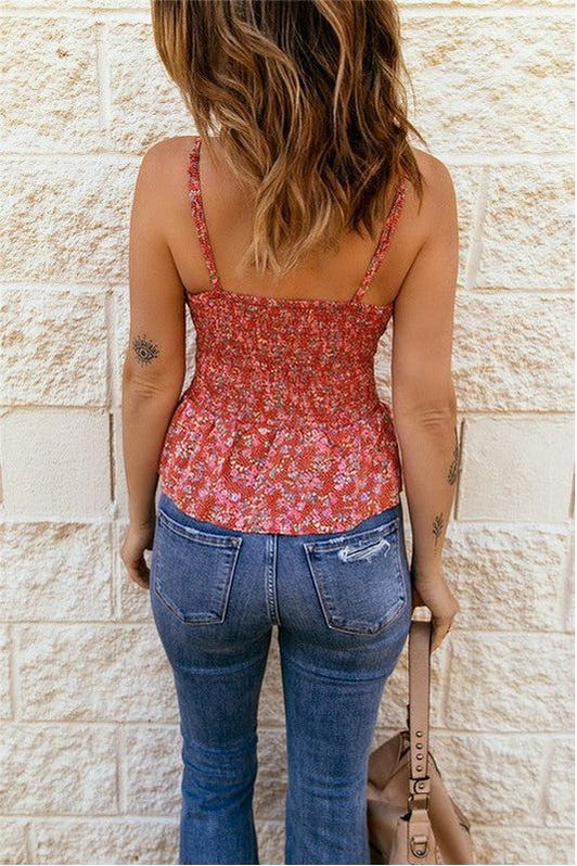 Julia Smocked Peplum Top