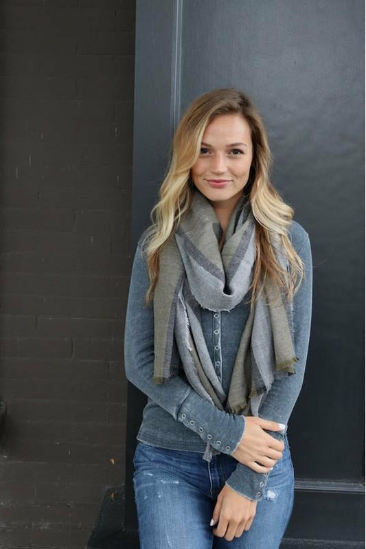 Perfect Striped Long Scarf