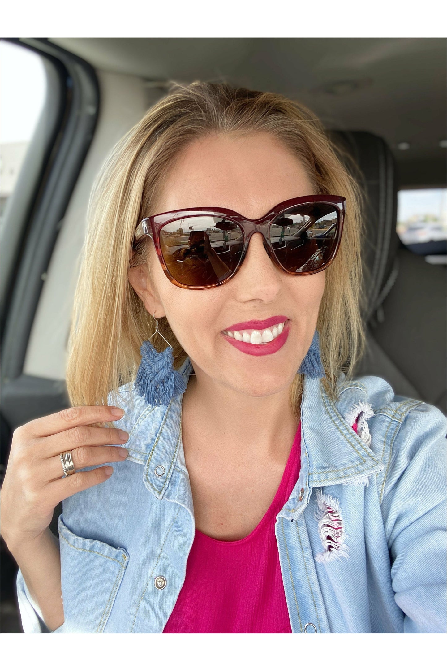 Macrame Statement Earrings