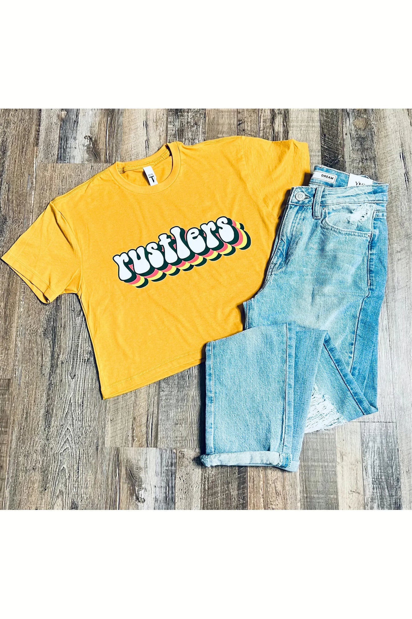 MTO Retro Bison/Rustler Crop Top