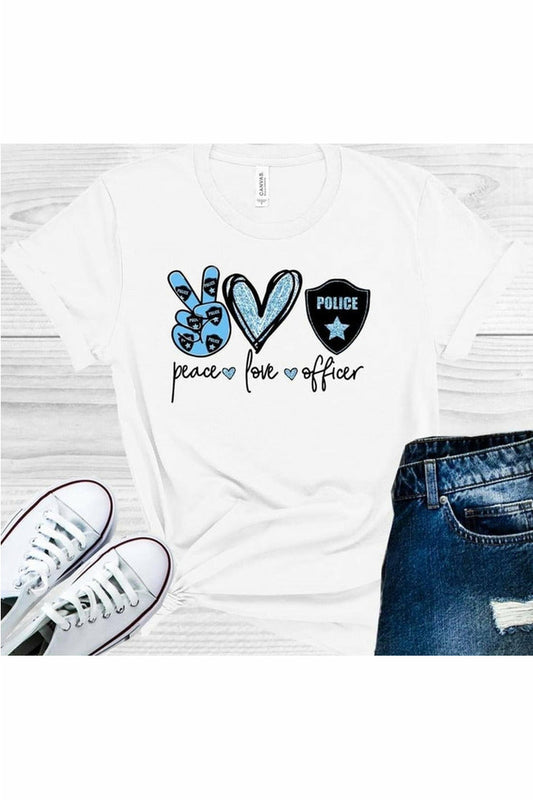 Support Our Police Officers Tee