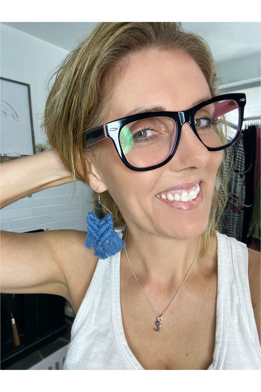 Macrame Statement Earrings