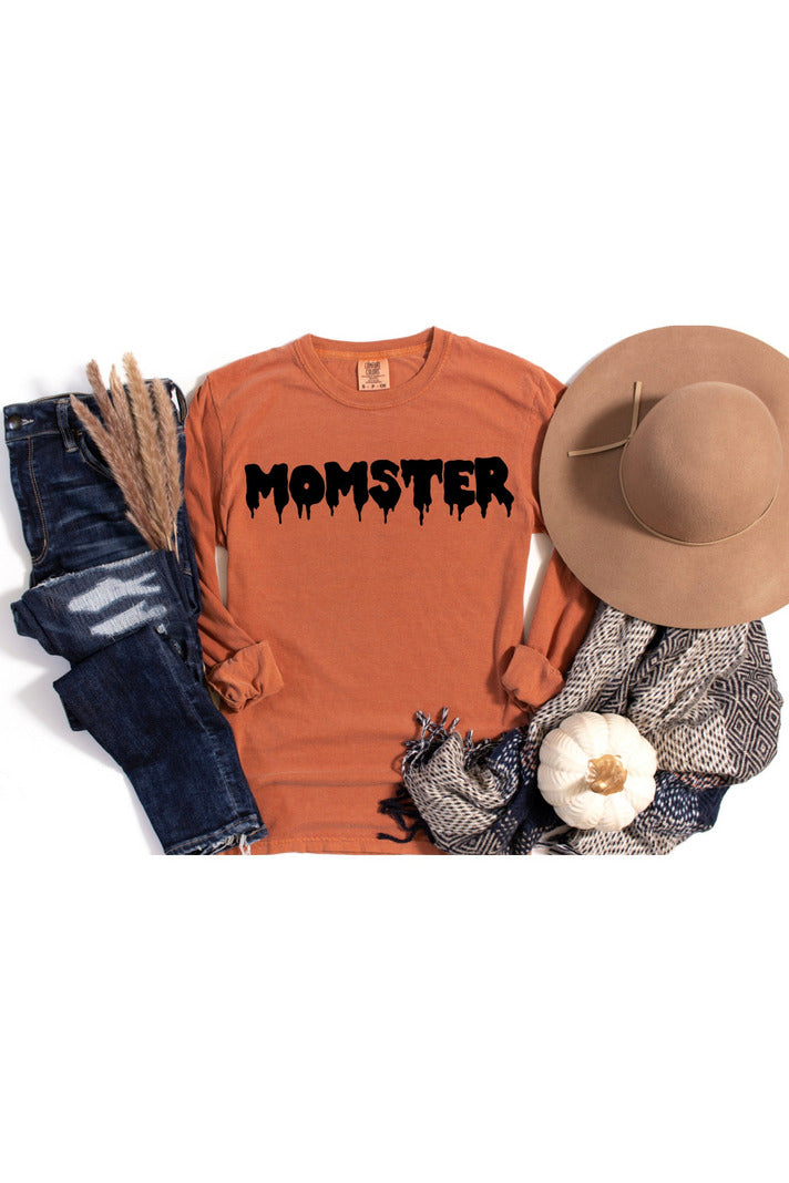 “Momster” Crew Neck Tee