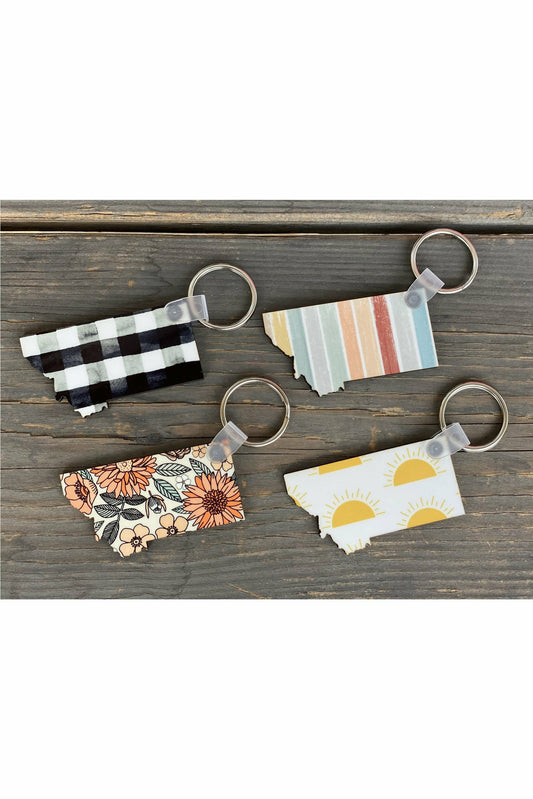 Montana State Key Chain