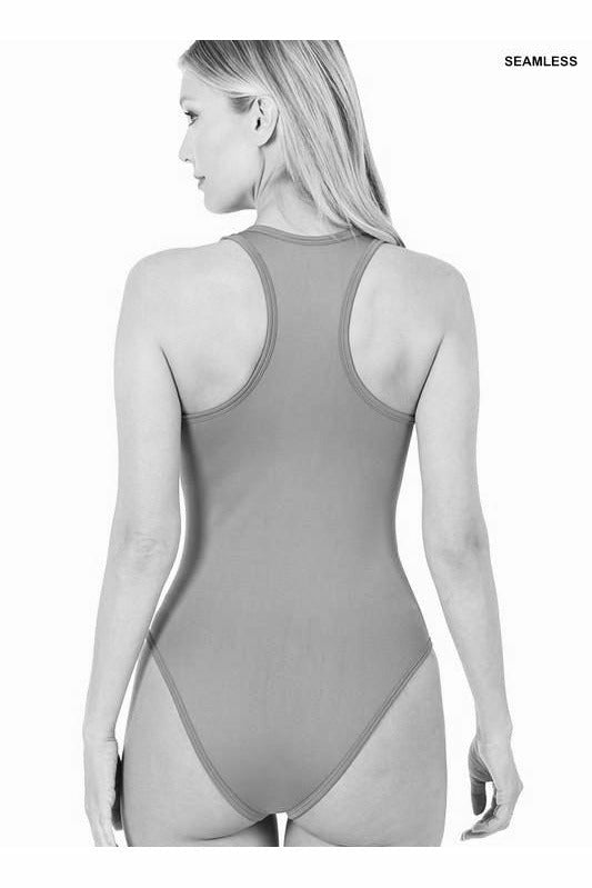 Seamless Racer Back Tank Bodysuit