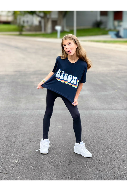 MTO Retro Bison/Rustler Crop Top