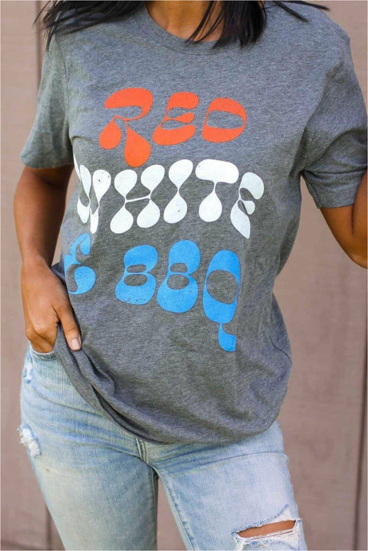 Red, White, & BBQ Tee