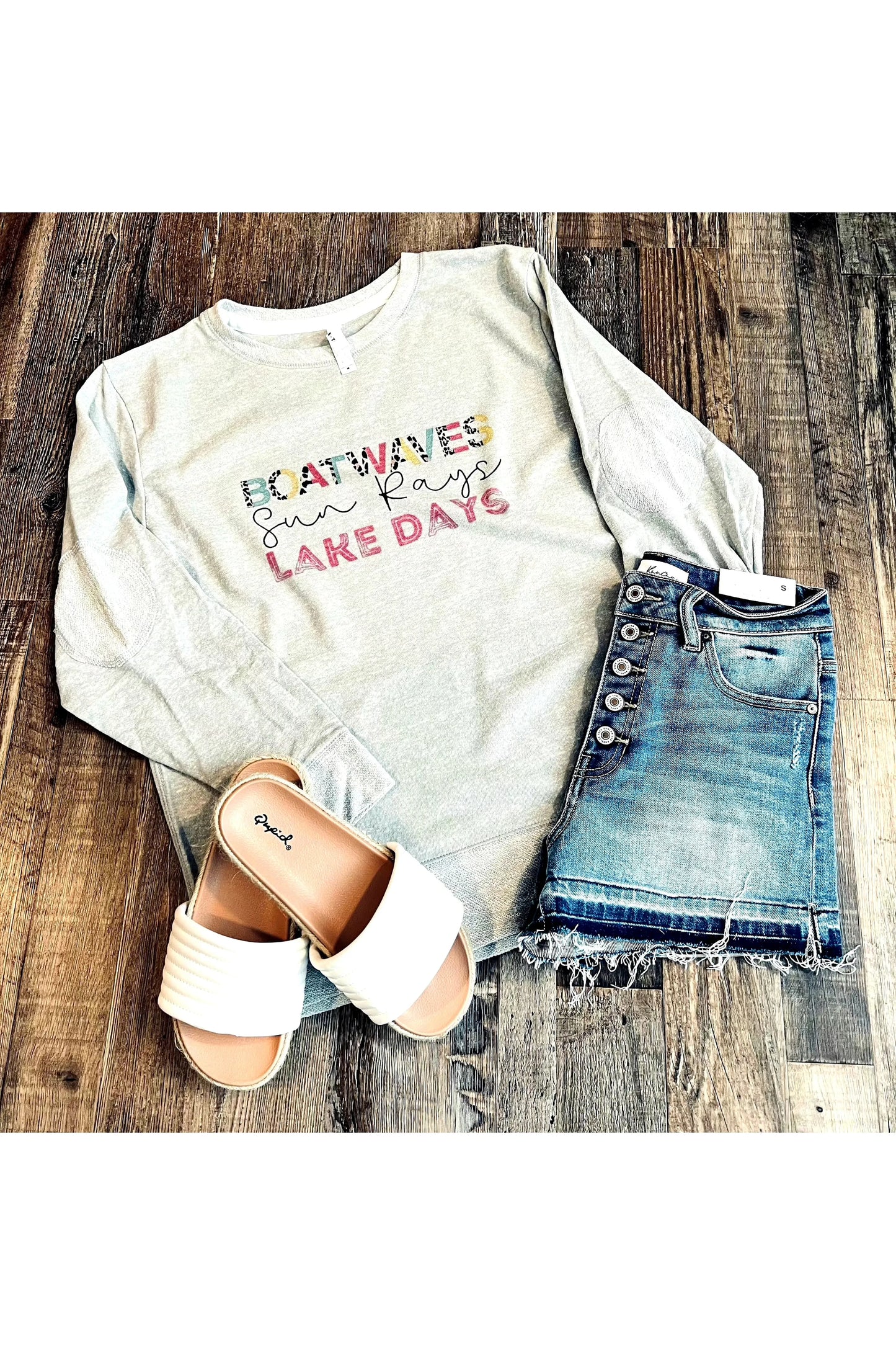 Meh. or Lake Days Crew Neck