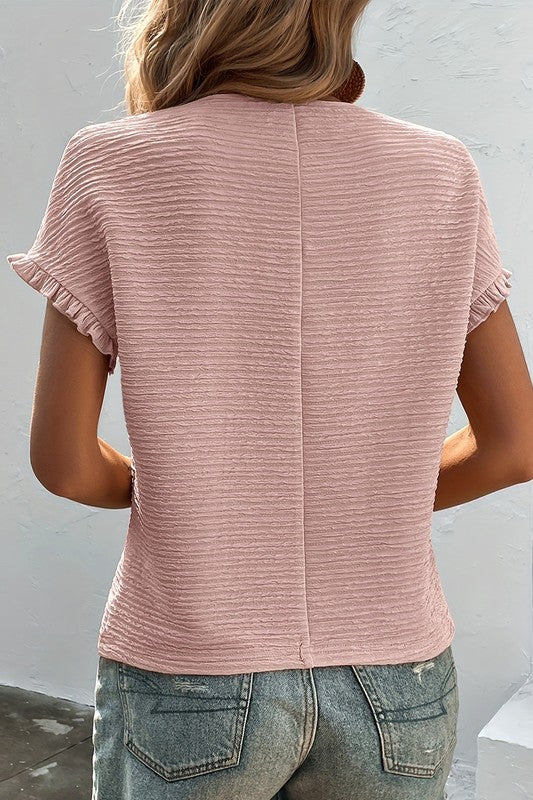 On a Good Note Textured Top