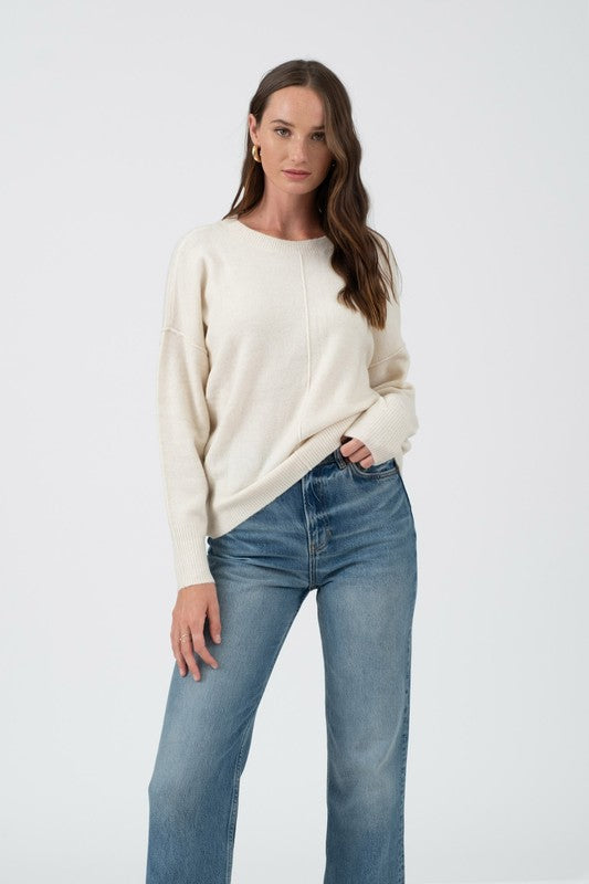 Jenna Front Seam Sweater