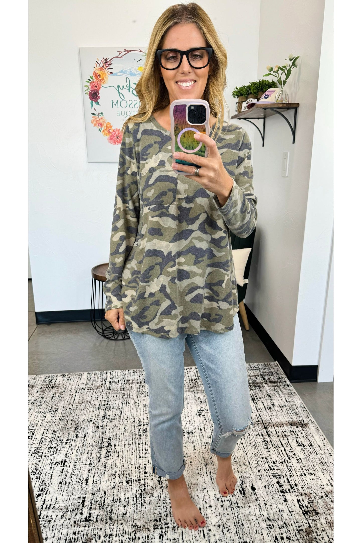 It’s Camo Season Top