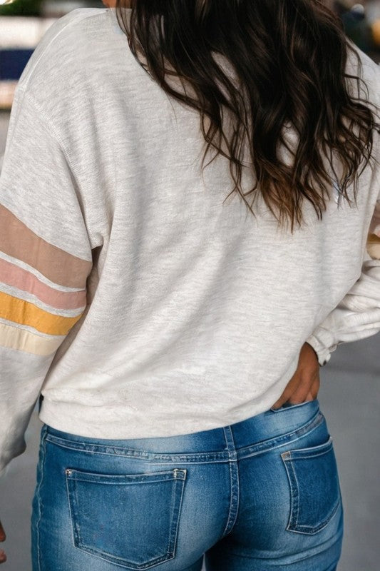 The Patty Striped Sweatshirt