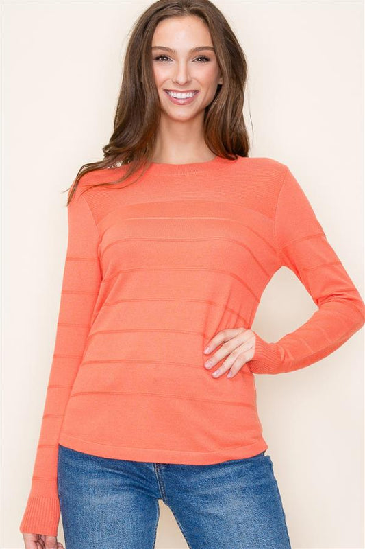 Izzy Coral Sweater