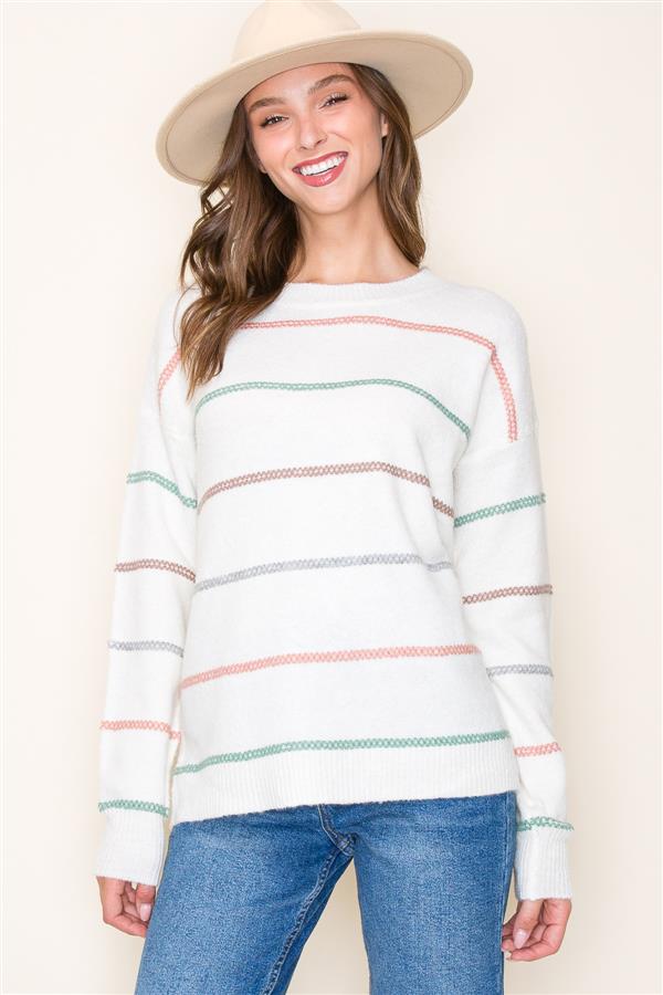 The Sofia Striped Sweater