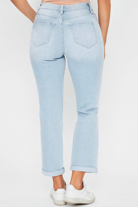 Dream High Rise Ripped Mom Jeans