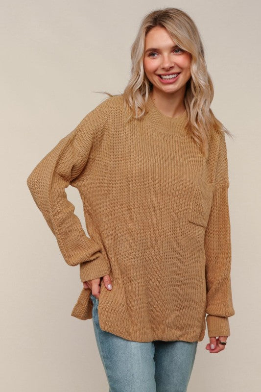 Angela Taupe Sweater