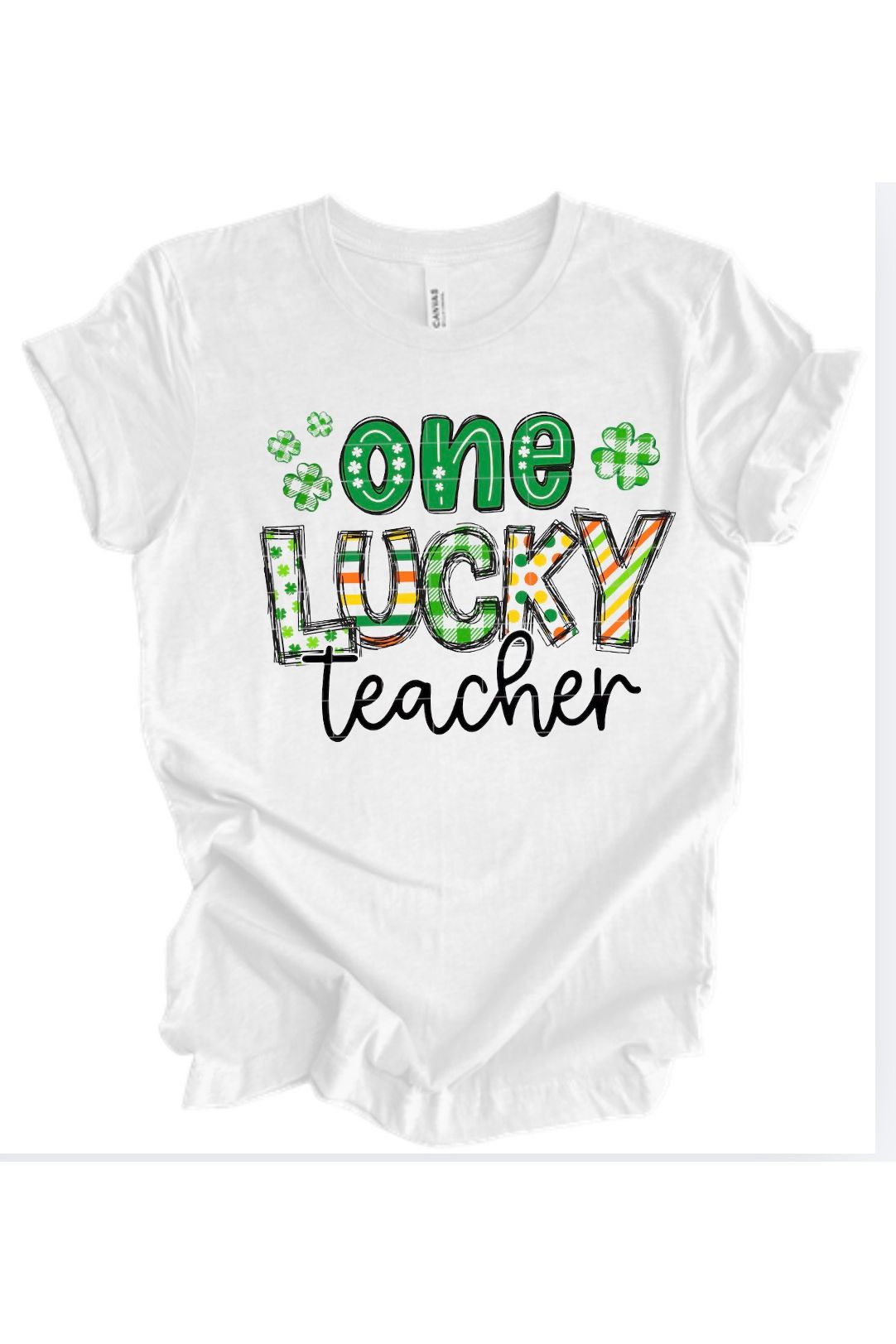 ☘️ One Lucky Teacher ☘️ Tee/Crewneck