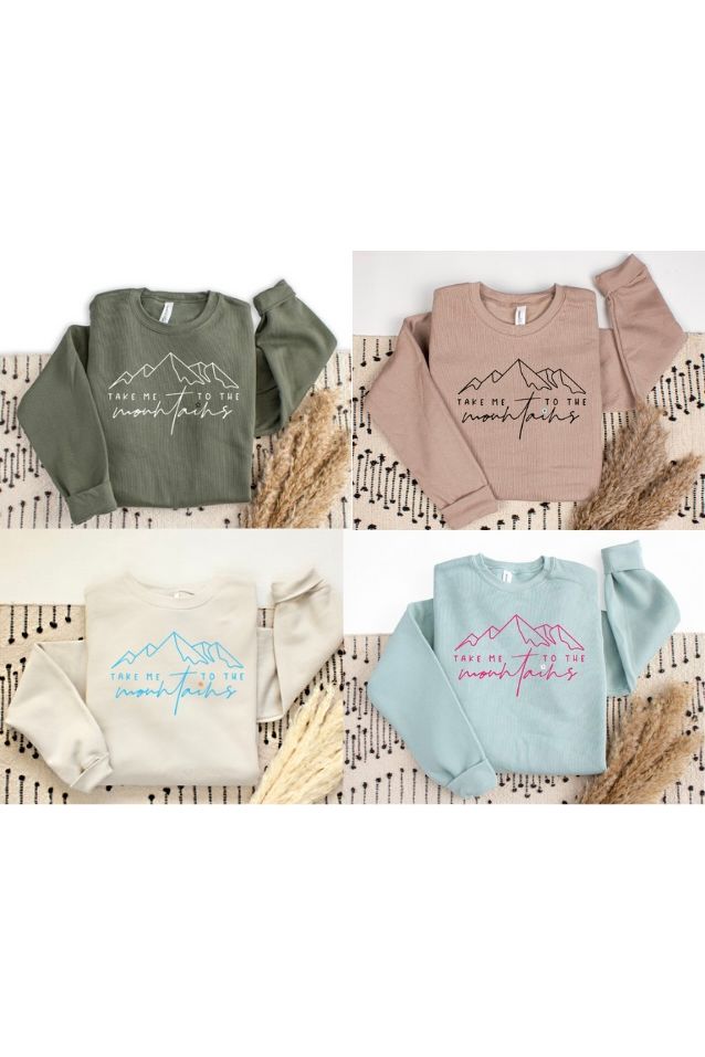 Take Me To The Mountains 2.0 Crewneck