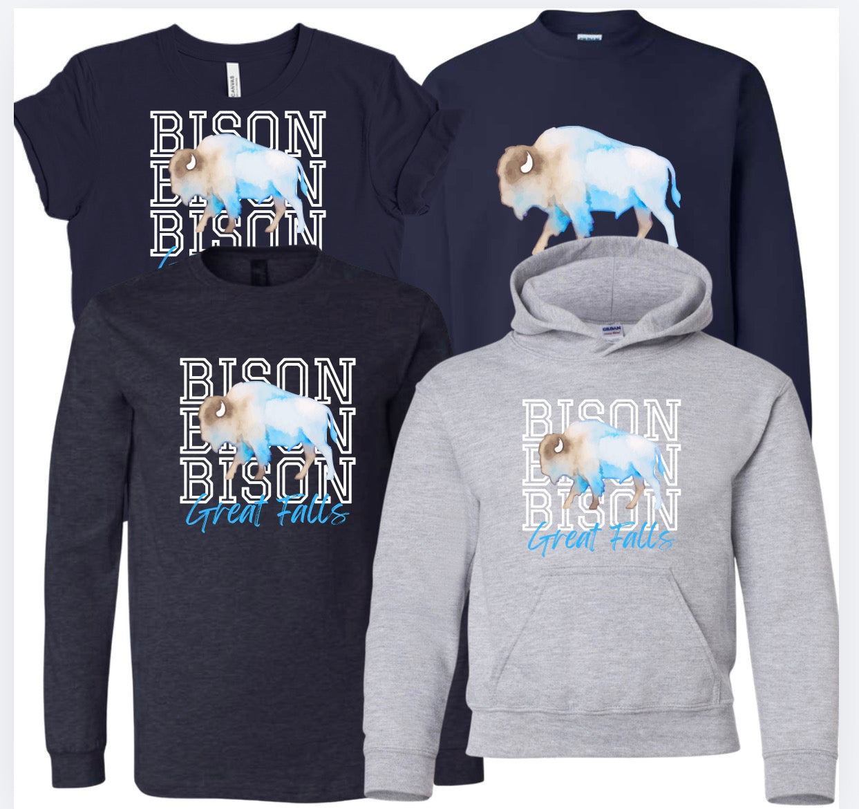 Preorder Bison Bison Watercolor Wear