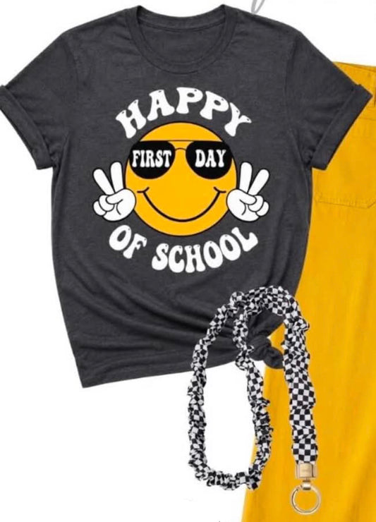 PREORDER Happy First Day of School Tee