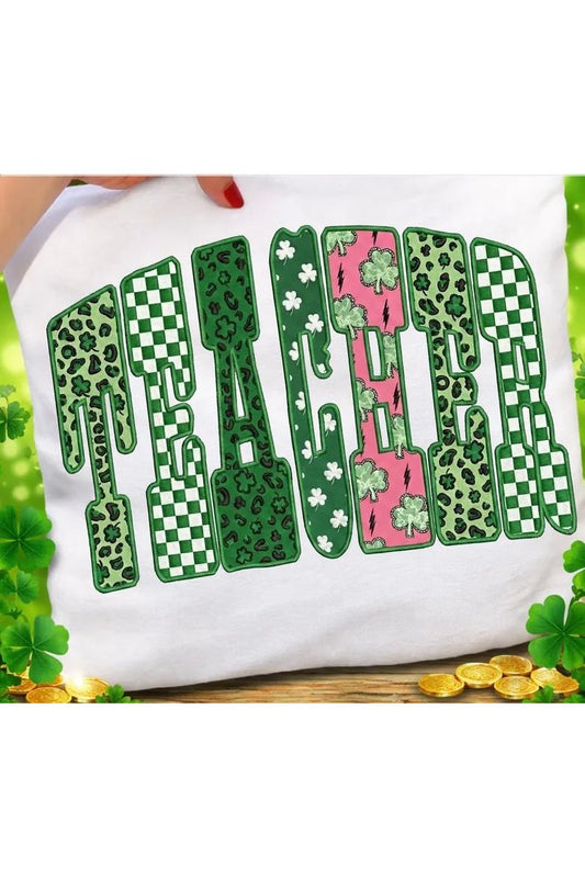 ☘️ Teacher ☘️ Tee/Crewneck