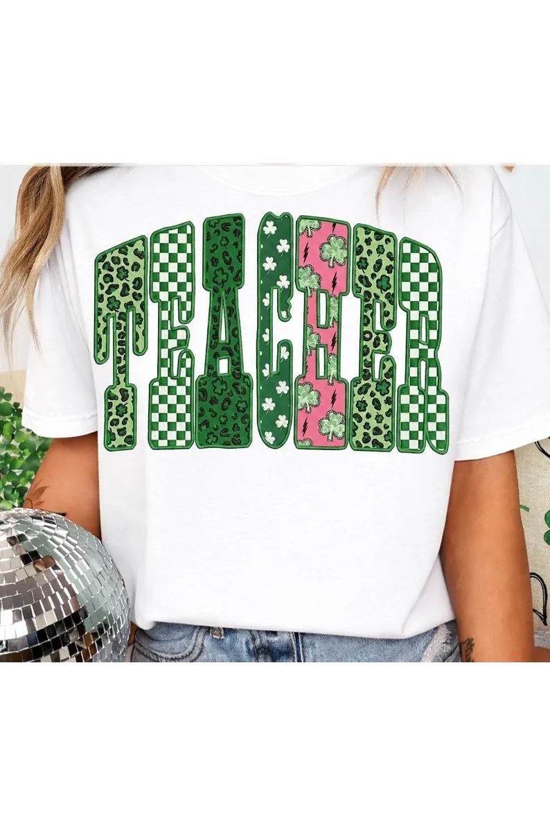 ☘️ Teacher ☘️ Tee/Crewneck