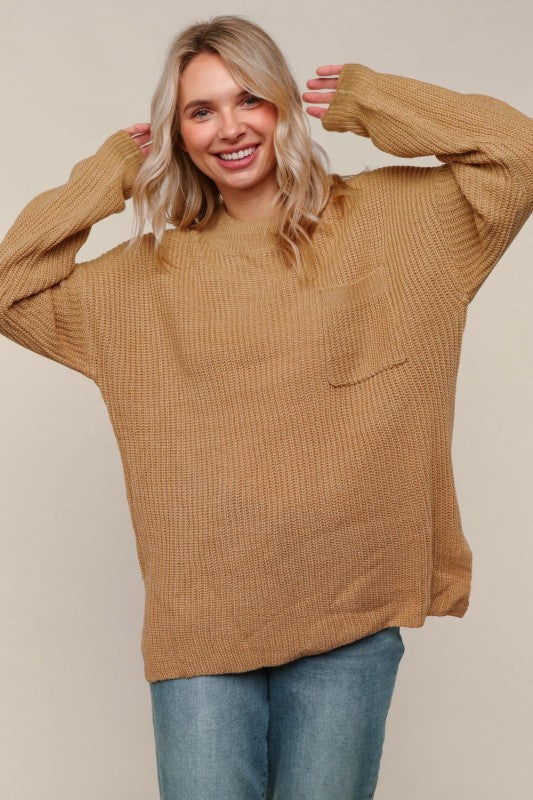 Angela Taupe Sweater