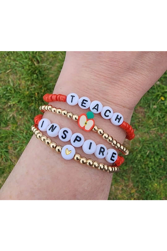 Teach/Inspire Stack Bracelet Set