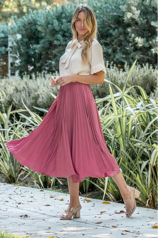 Pleated Night Out Skirt