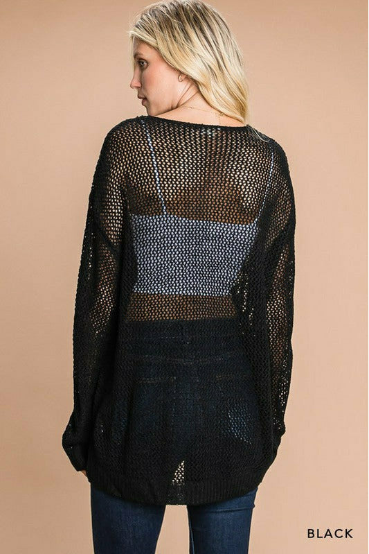 The Kieran Net Sweater