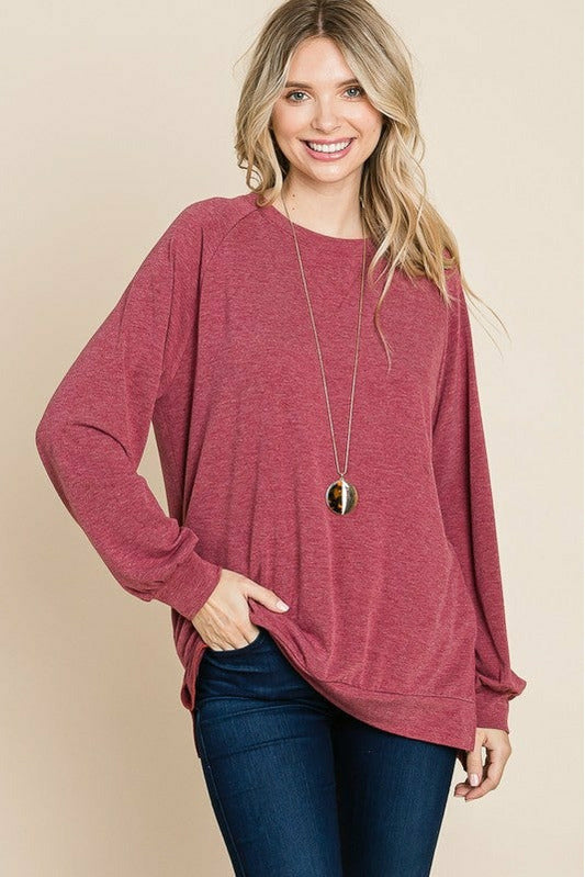 Let's Be Friends Basic Tunic Top