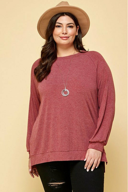 Let's Be Friends Basic Tunic Top