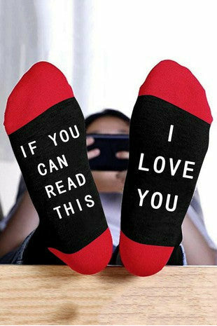 Valentine Crew Socks