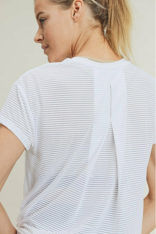 Light as a Feather Mesh Top